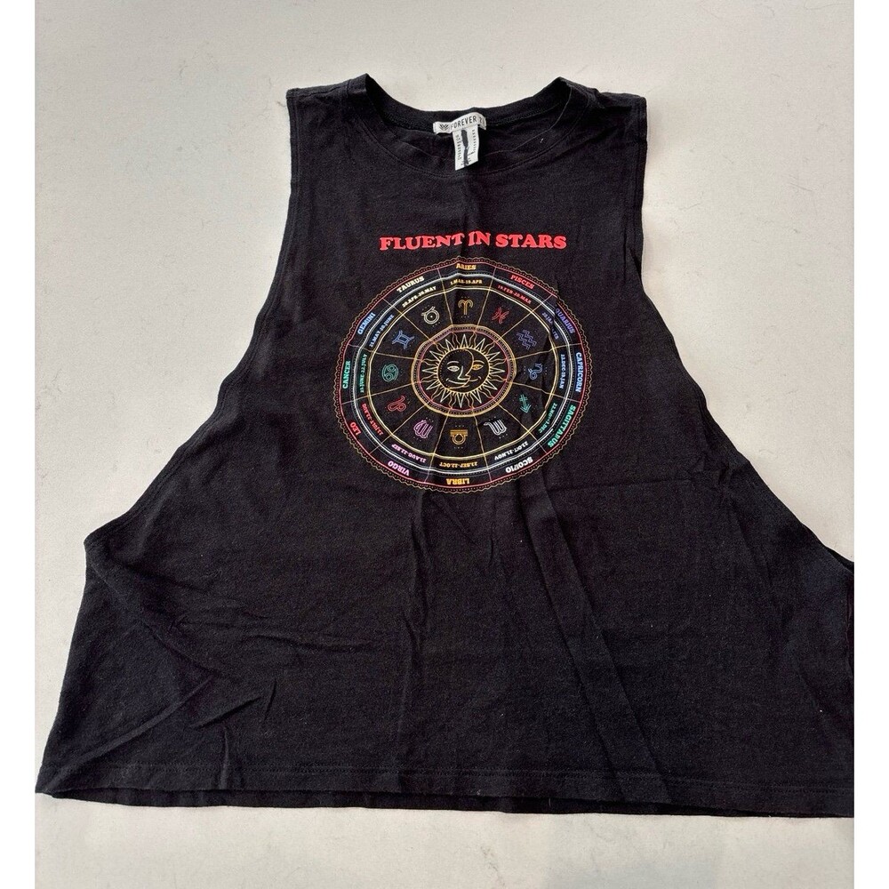 Forever 21 tank top size medium - black